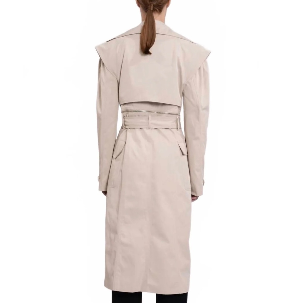 Nonchalant Label Lennox Trench Coat / Skirt  / Cropped Jacket New With Tags - Picture 6 of 15